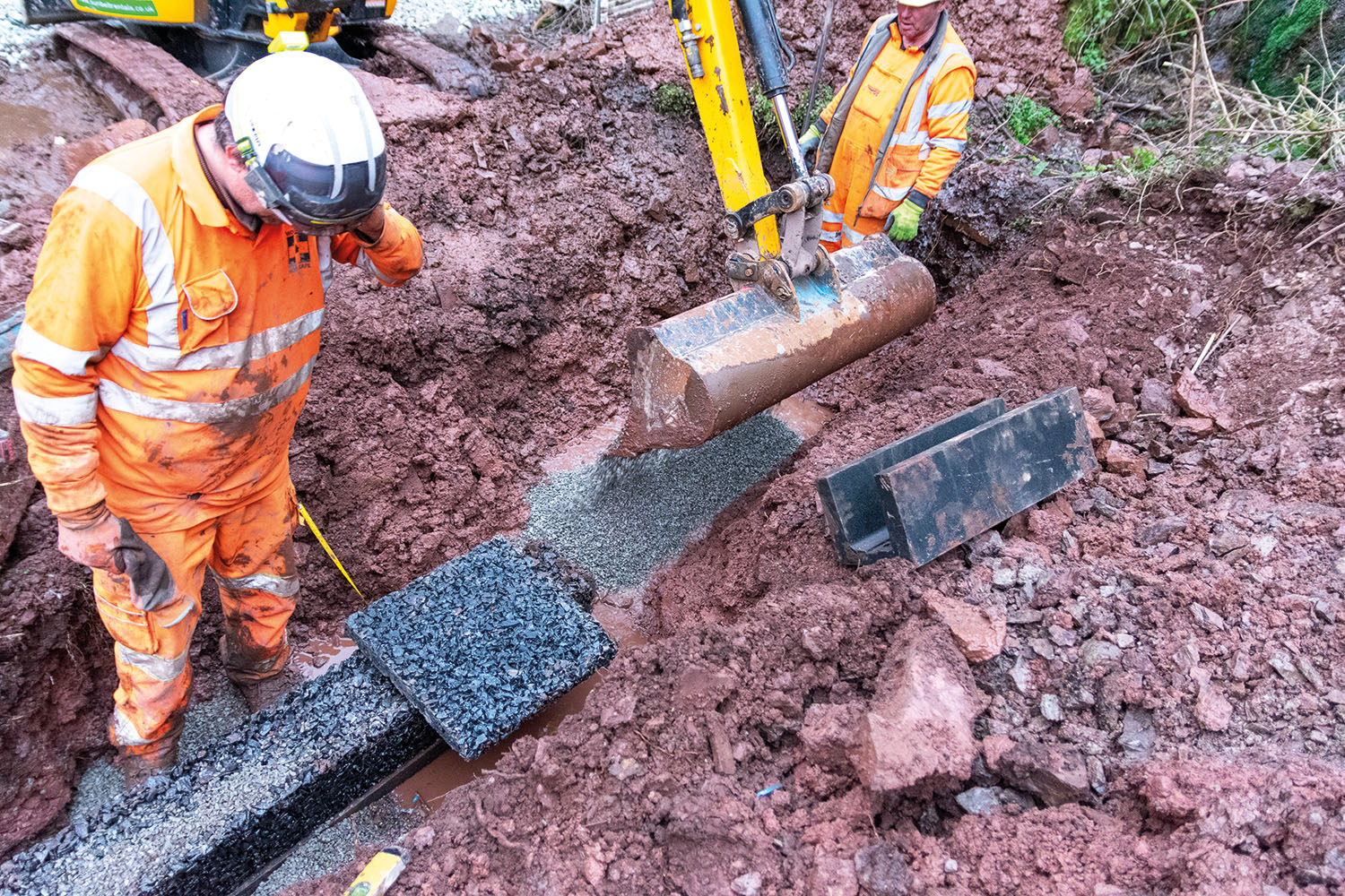 Pembroke Installationsfortschritt