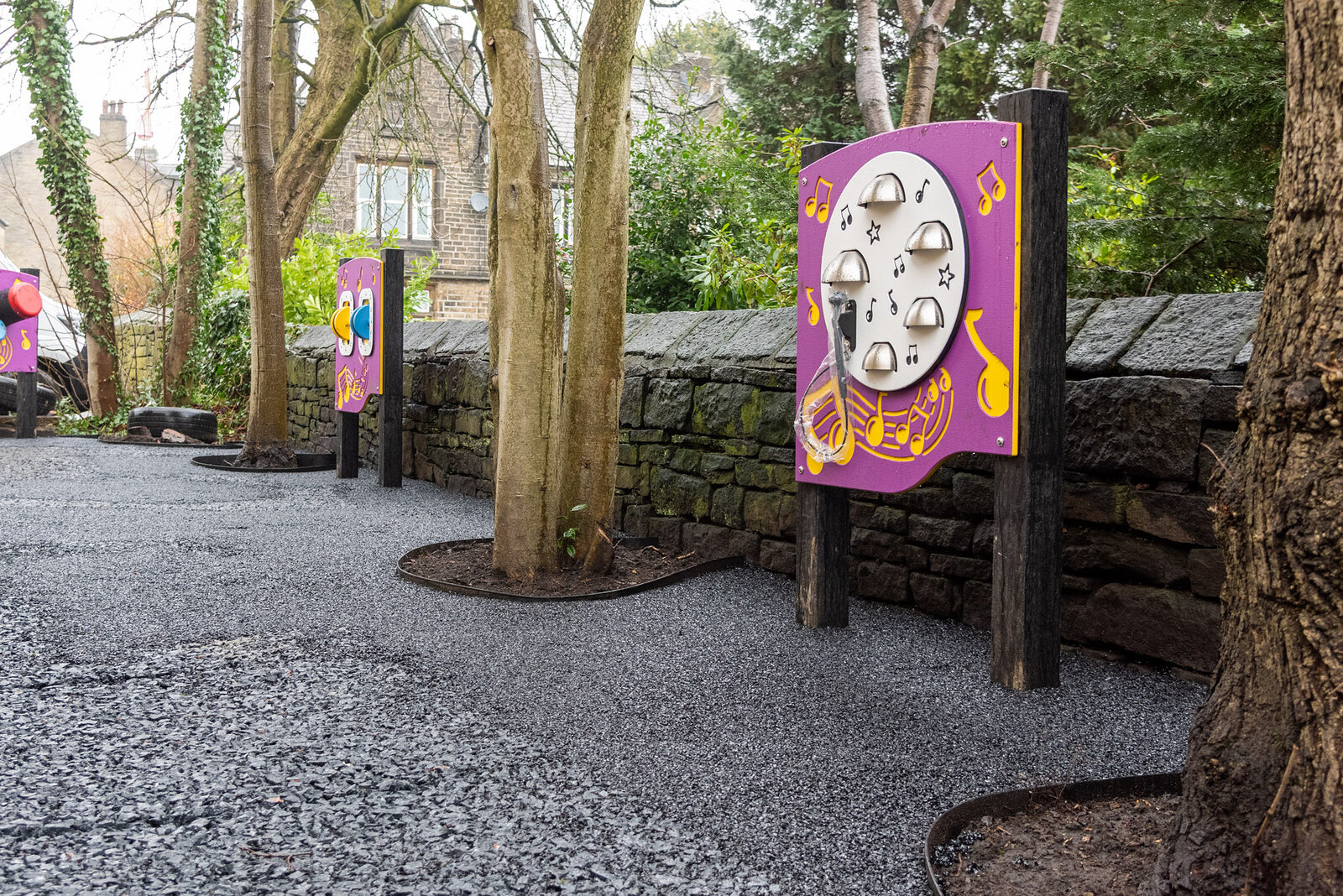 Next Step Trust memorial garden with TPV surfacing